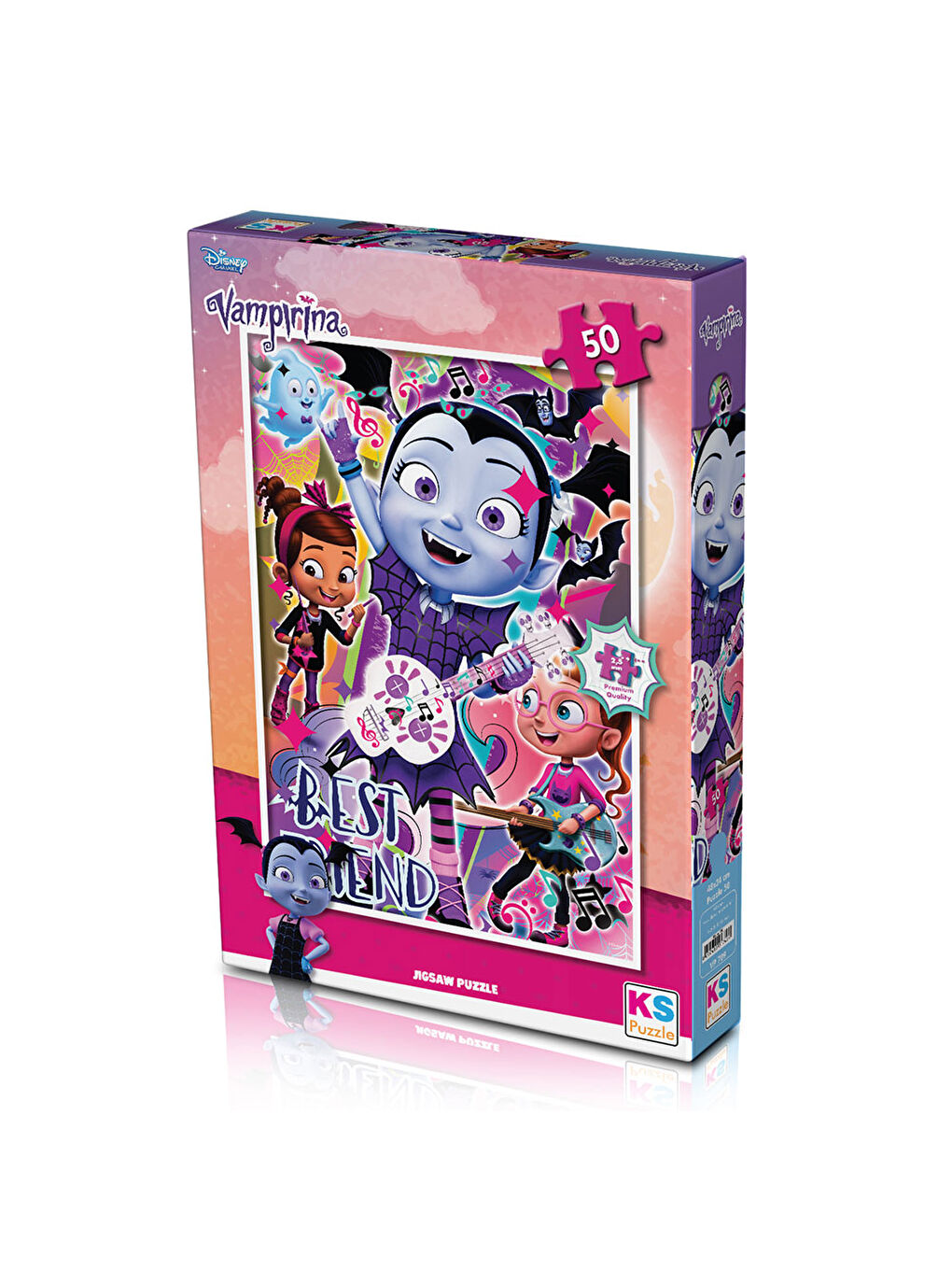 KS GAMES Renksiz Vampirina Puzzle 50 Parça VP709