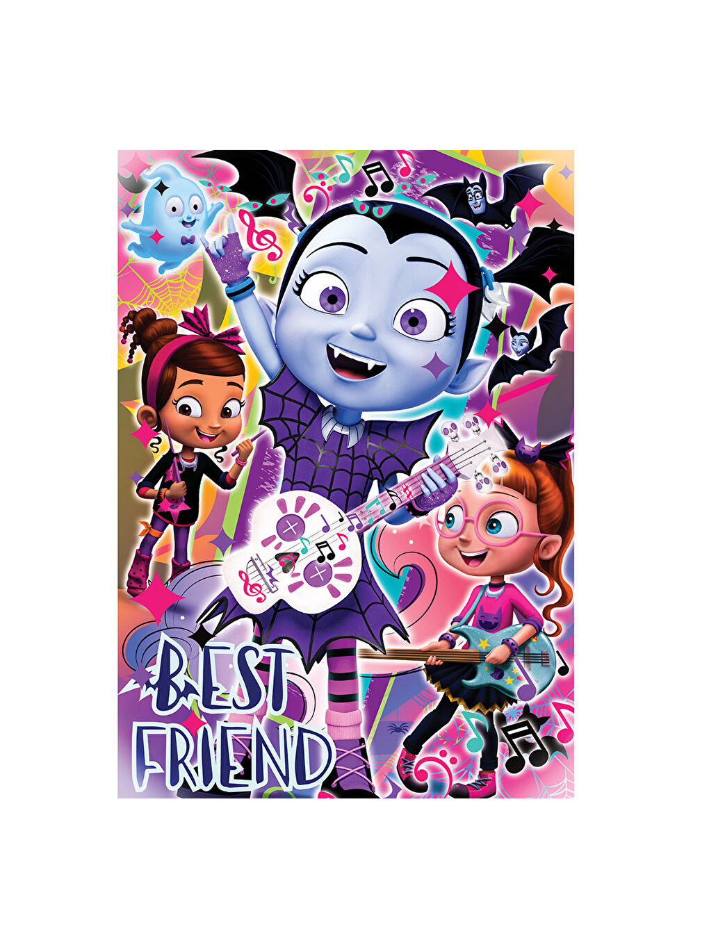 KS GAMES Renksiz Vampirina Puzzle 50 Parça VP709 - 1