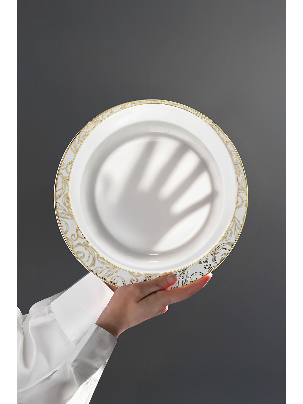 Beyaz Carla Pearl 28 Parça Porselen Yemek Takımı-2