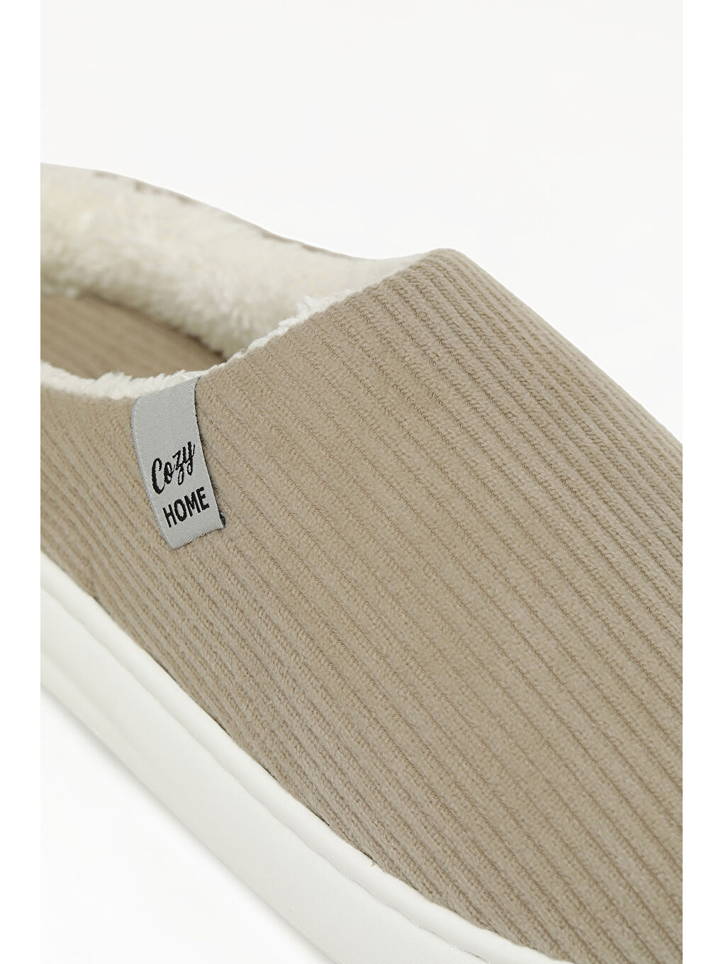 610045.M5PR Bej Erkek Ev Terliği-6