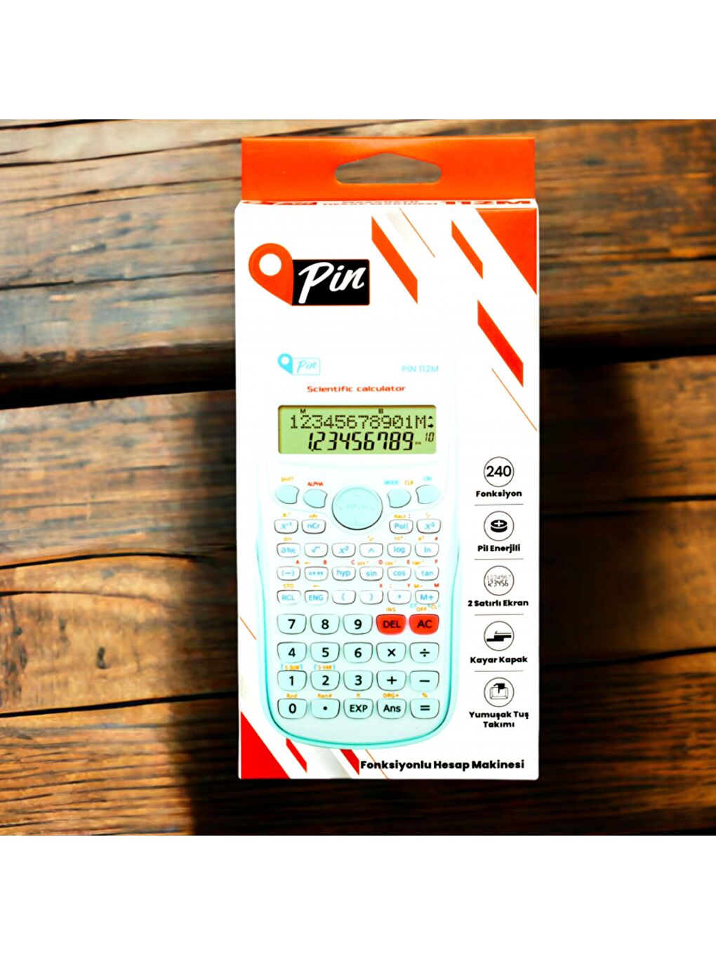 112M Mavi 240 Bilimsel Fonksiyonlu Hesap Makinesi GKE-3