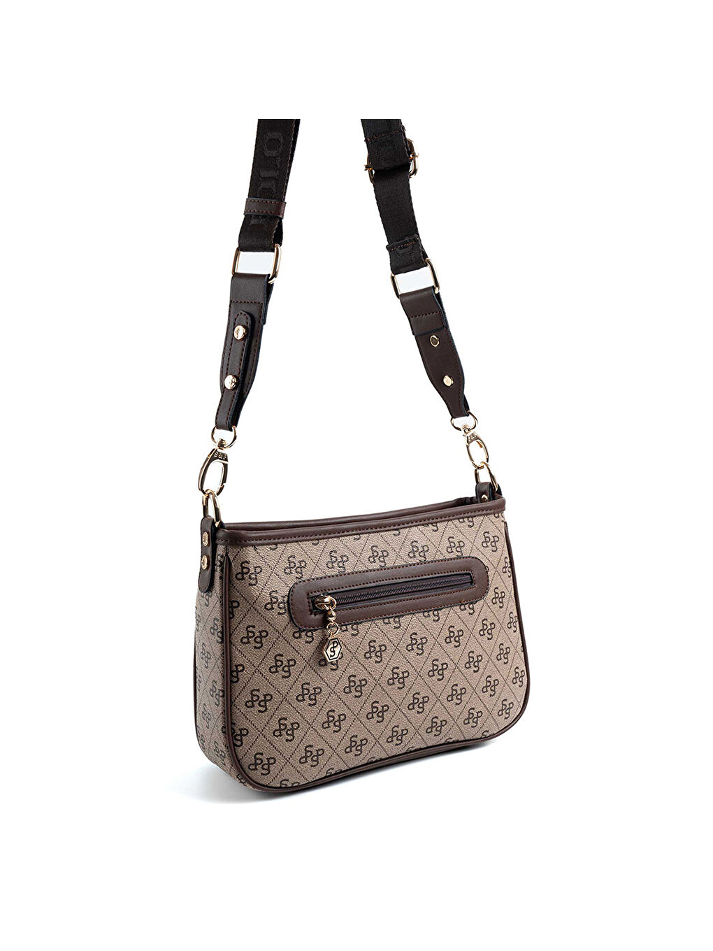 Bej Kadın Çapraz Çanta 1160-47939 SILVER POLO ÇAPRAZ BAYAN ÇANTASI M178 KOYU BEJ-MAT KAHVE-3