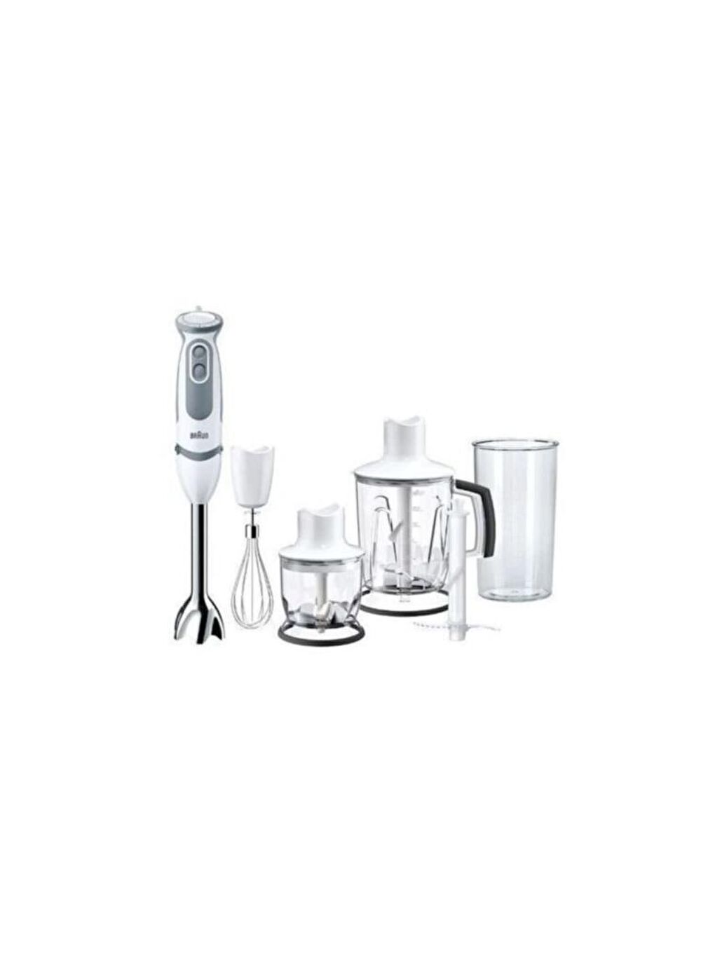 Braun Beyaz-Açık Gri Mq5245wh Multiquıck 5 Varıo El Blender Seti MQ5245WH