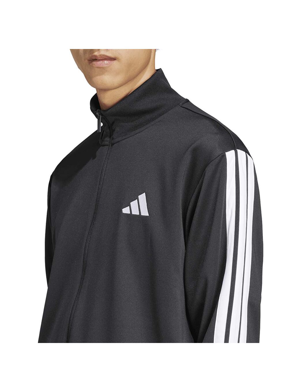 3 Stripes Ft Tt Ts Erkek Siyah Eşofman Takımı-3