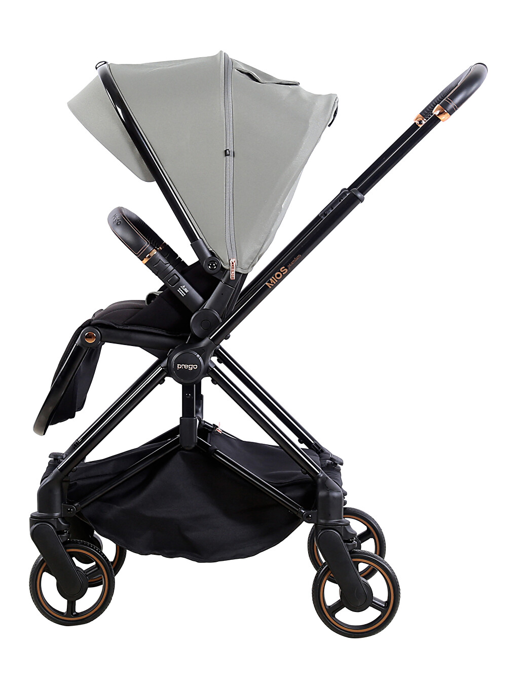 Mios Premium İ-size Koldan Çift Yönlü Travel Bebek Arabası-4