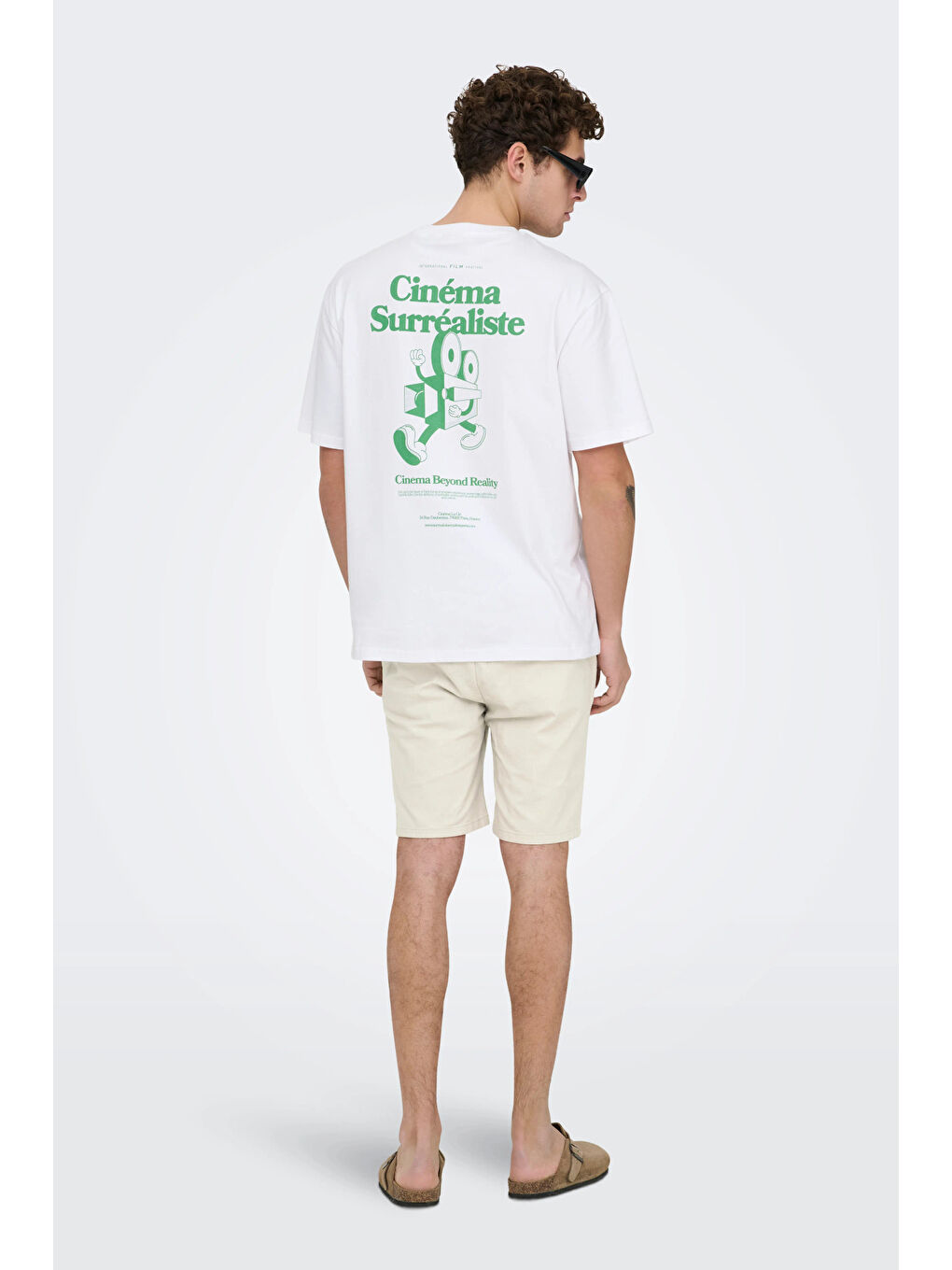 Bej Onsreid Normal Kalıp Pamuklu Normal Bel Short 22036361-2