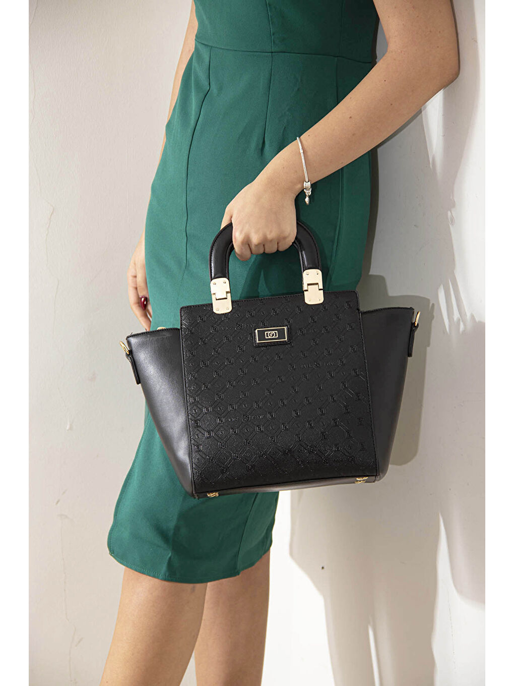 Kadın Çapraz Çanta 1108-43256 M46 Siyah-Mat Siyah-1