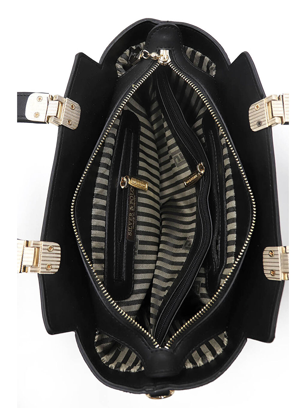 Kadın Çapraz Çanta 1108-43256 M46 Siyah-Mat Siyah-6