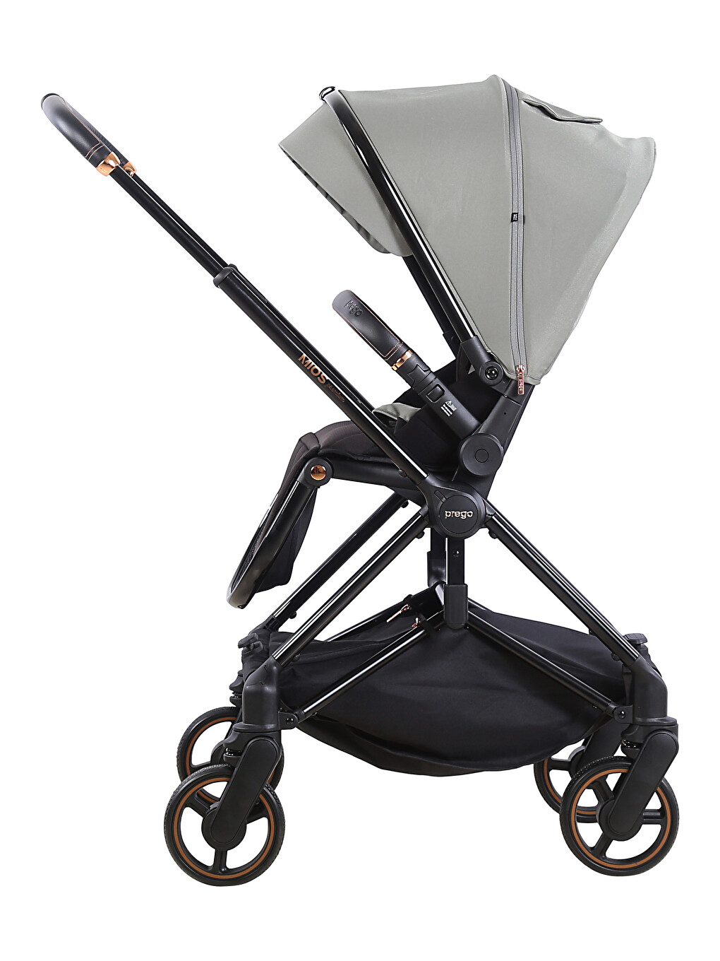 Mios Premium İ-size Koldan Çift Yönlü Travel Bebek Arabası-6