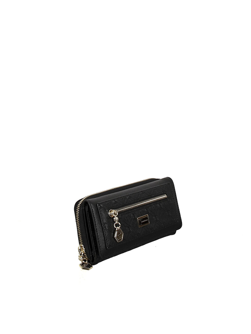 Siyah Kadın Cüzdan & Kartlık 846-15540 SILVER POLO M46 SİYAH-MAT SİYAH-1