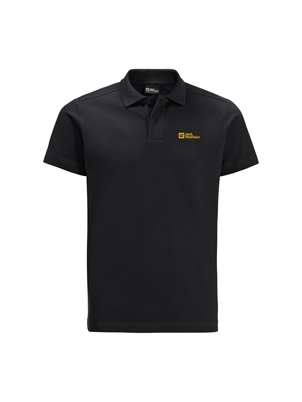 Essential Polo Erkek Siyah Polo Tişört