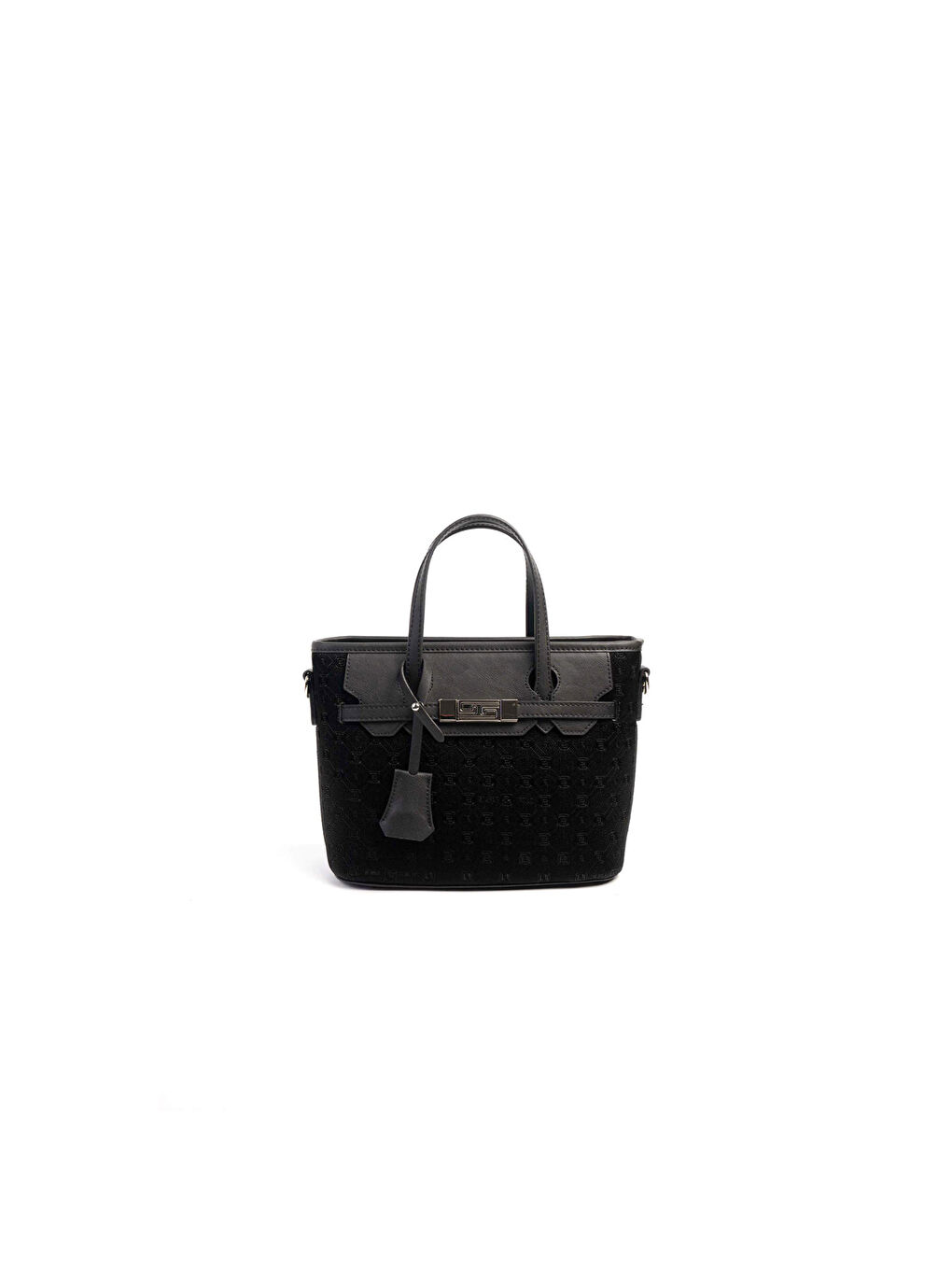 Siyah Kadın Omuz Çantası 1185-46590 SILVER POLO BAYAN ÇANTASI M158 SİYAH-NOVA SİYAH