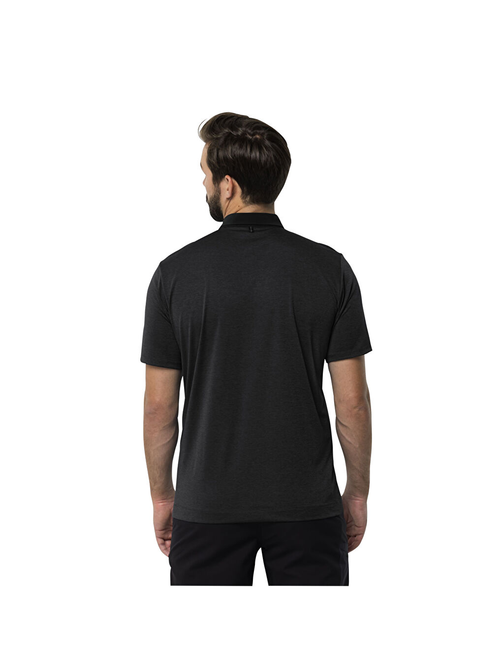 Pack & Go Polo Erkek Siyah Polo Tişört-1