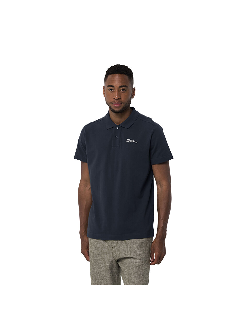 Essential Polo Erkek Mavi Polo Tişört-1