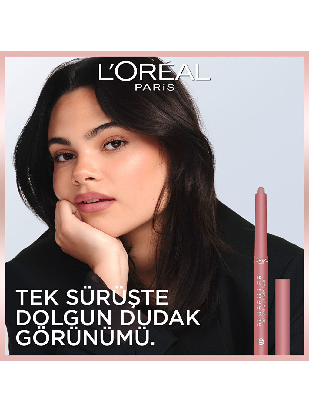 L'Oréal Paris Blurfiller Dudak Kontür Kalemi - 601 Worth It-2