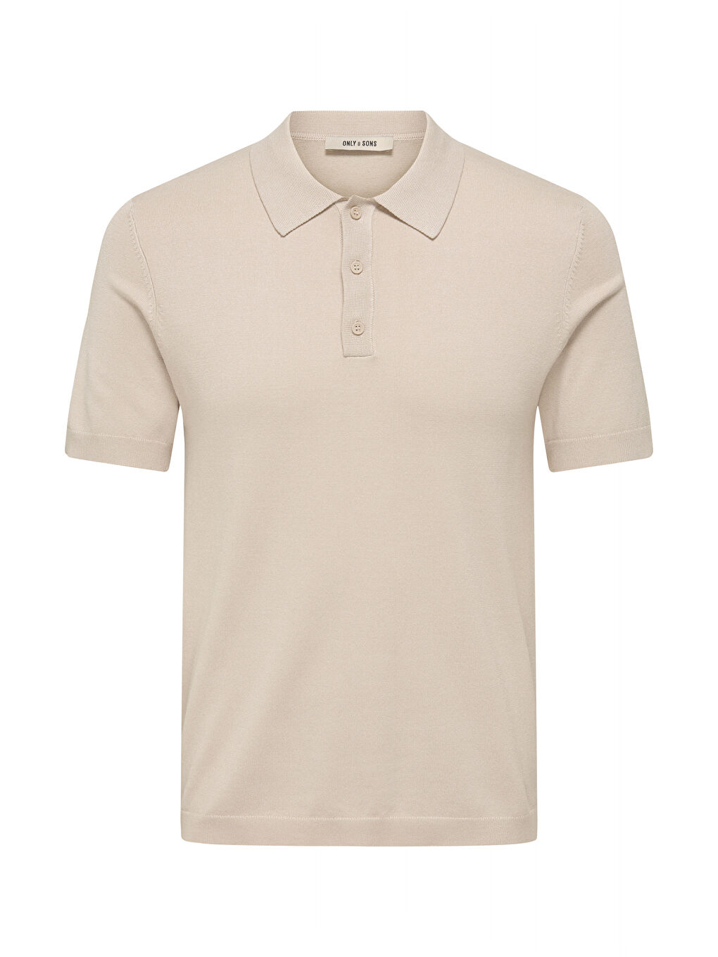 Bej Onswyler Normal Kalıp Düğmeli Polo Yaka T Shirt 22022219-4