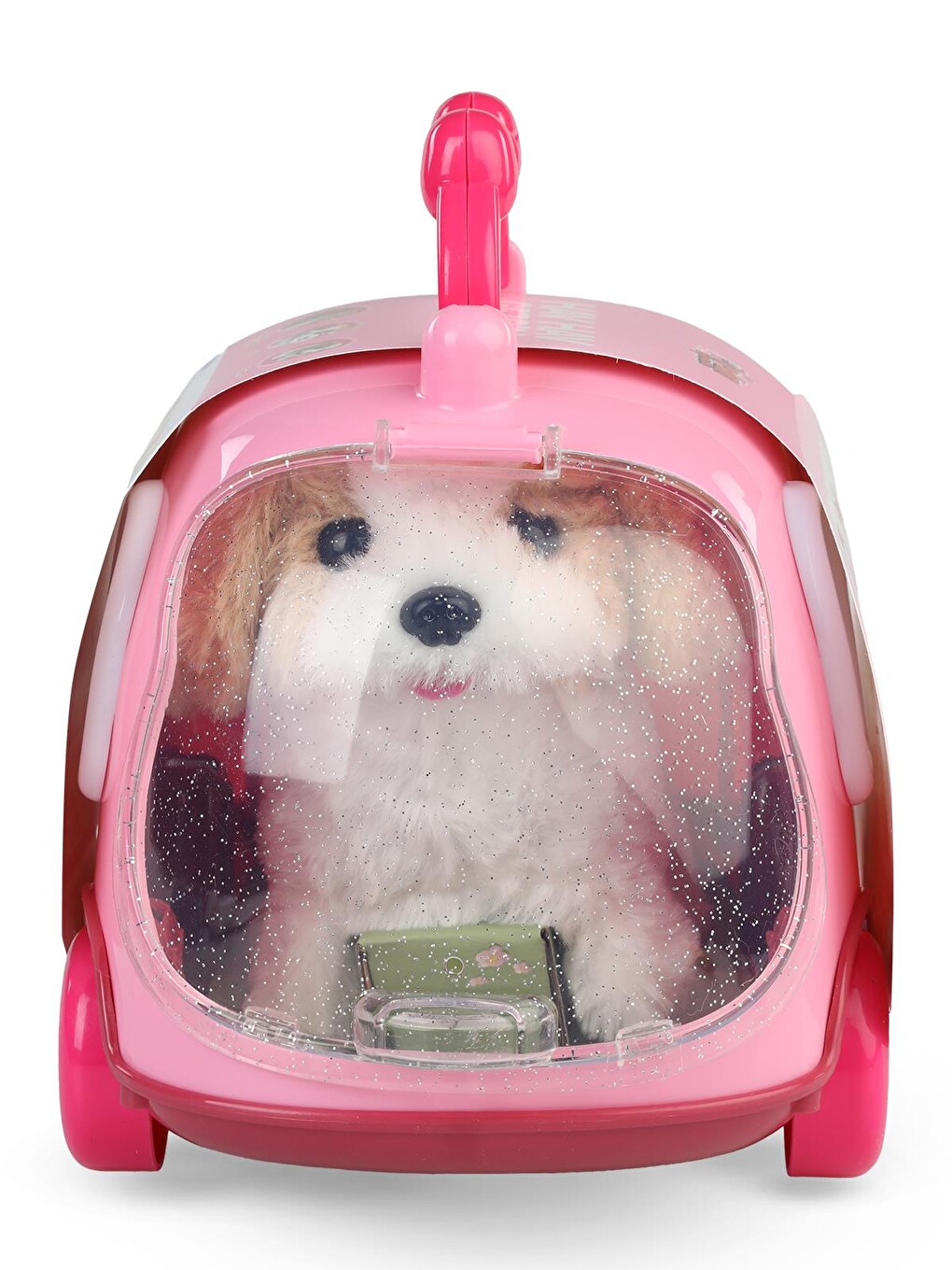 Tasıma Cantalı Seslı Hareketlı Kopek - Pembe-2
