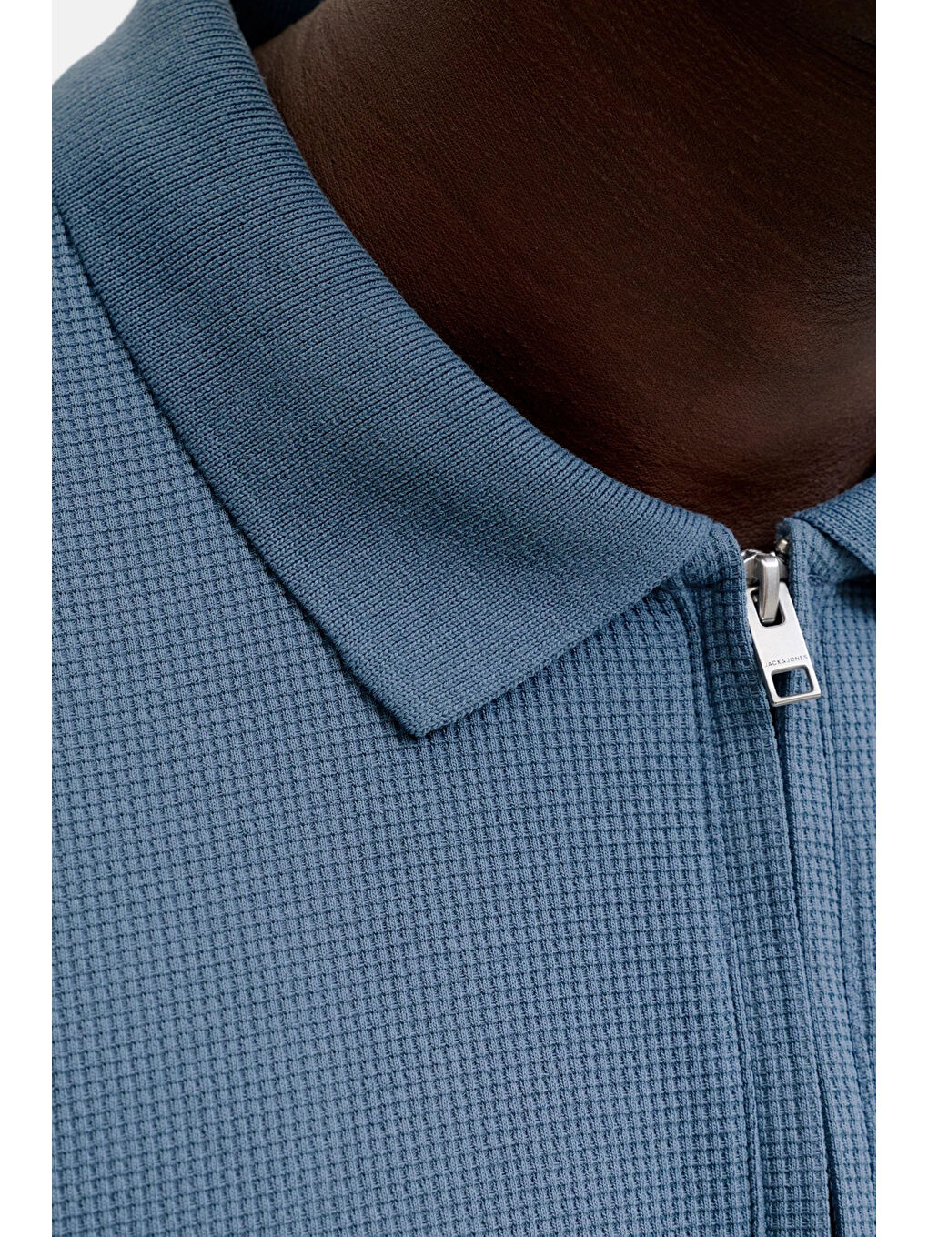 İndigo Essentials Jjeaustin Normal Kalıp Fermuarlı Polo Yaka T Shirt 12279177-3