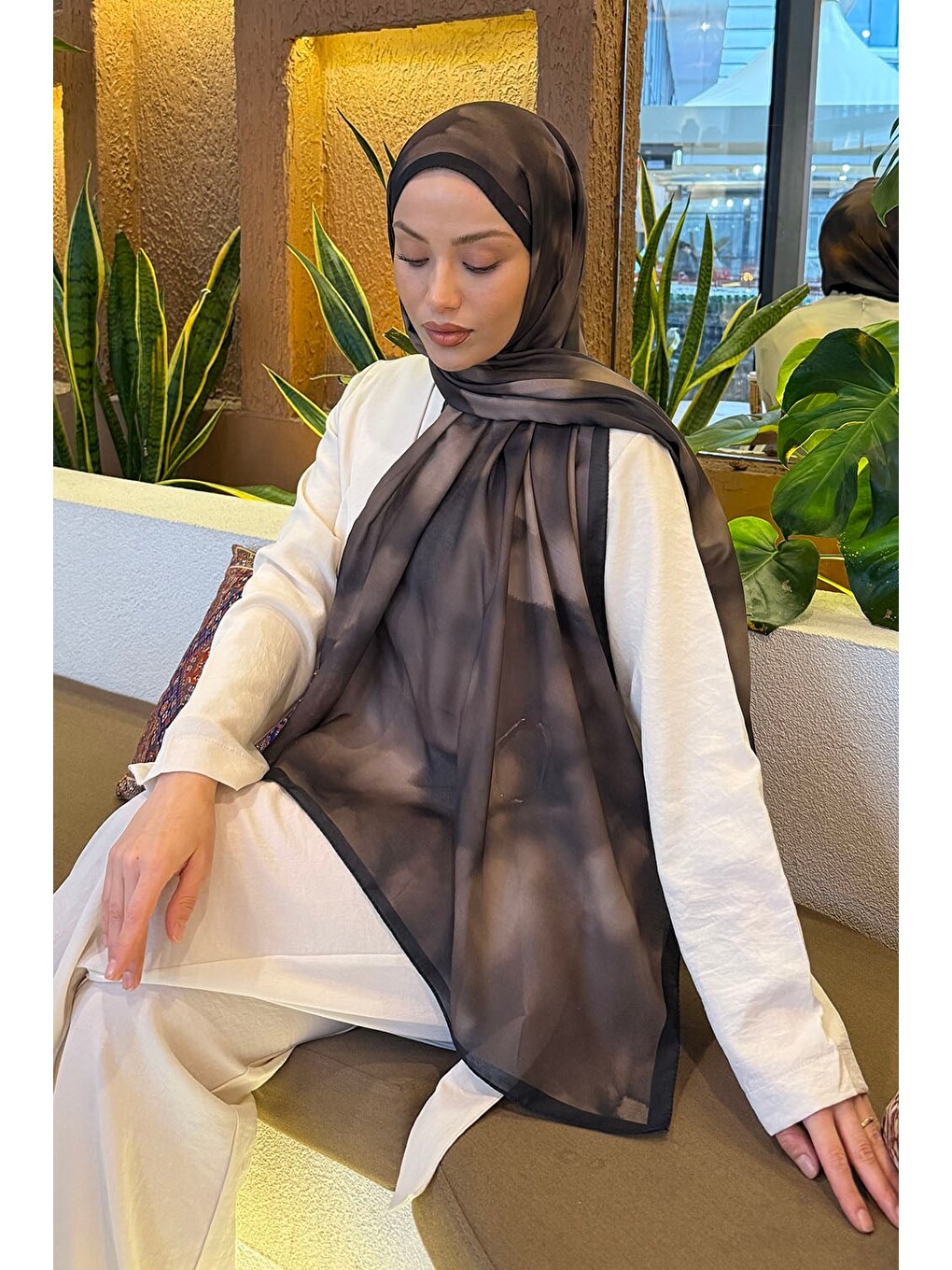 Batik Desen Soft Şal Soft Yeşil-2
