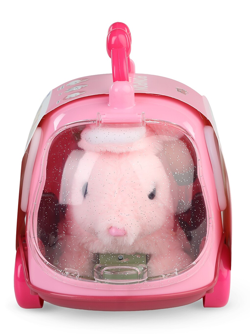 Sesli Hareketli Tavşan Ve Kafes Set - Pembe
