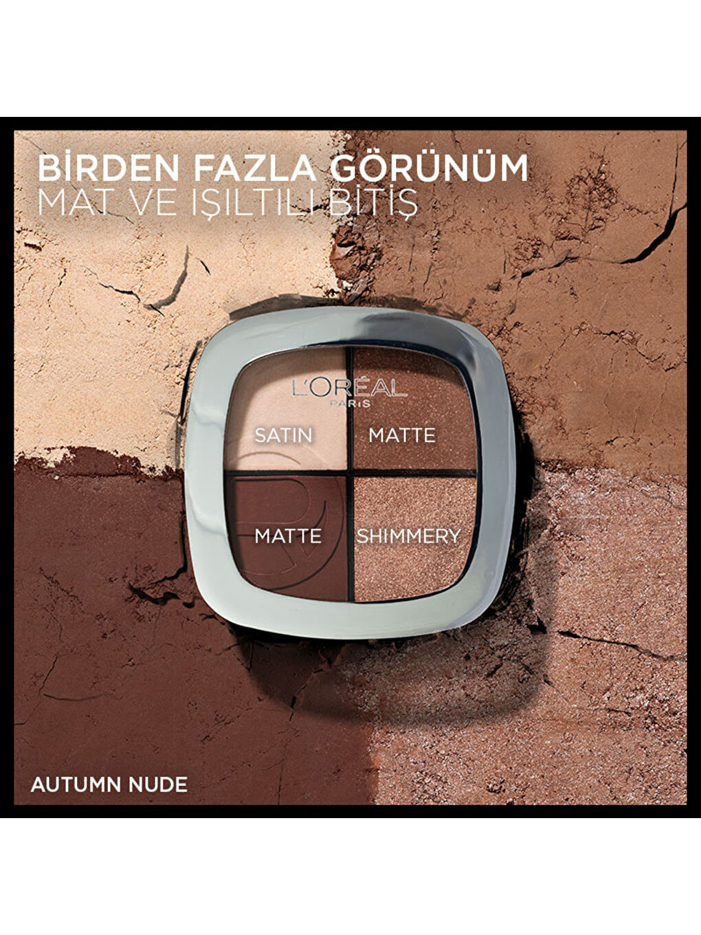L'Oréal Paris Eye & Cheek Quad - 03 Autumn Nude Dörtlü Far ve Yanak Paleti-2