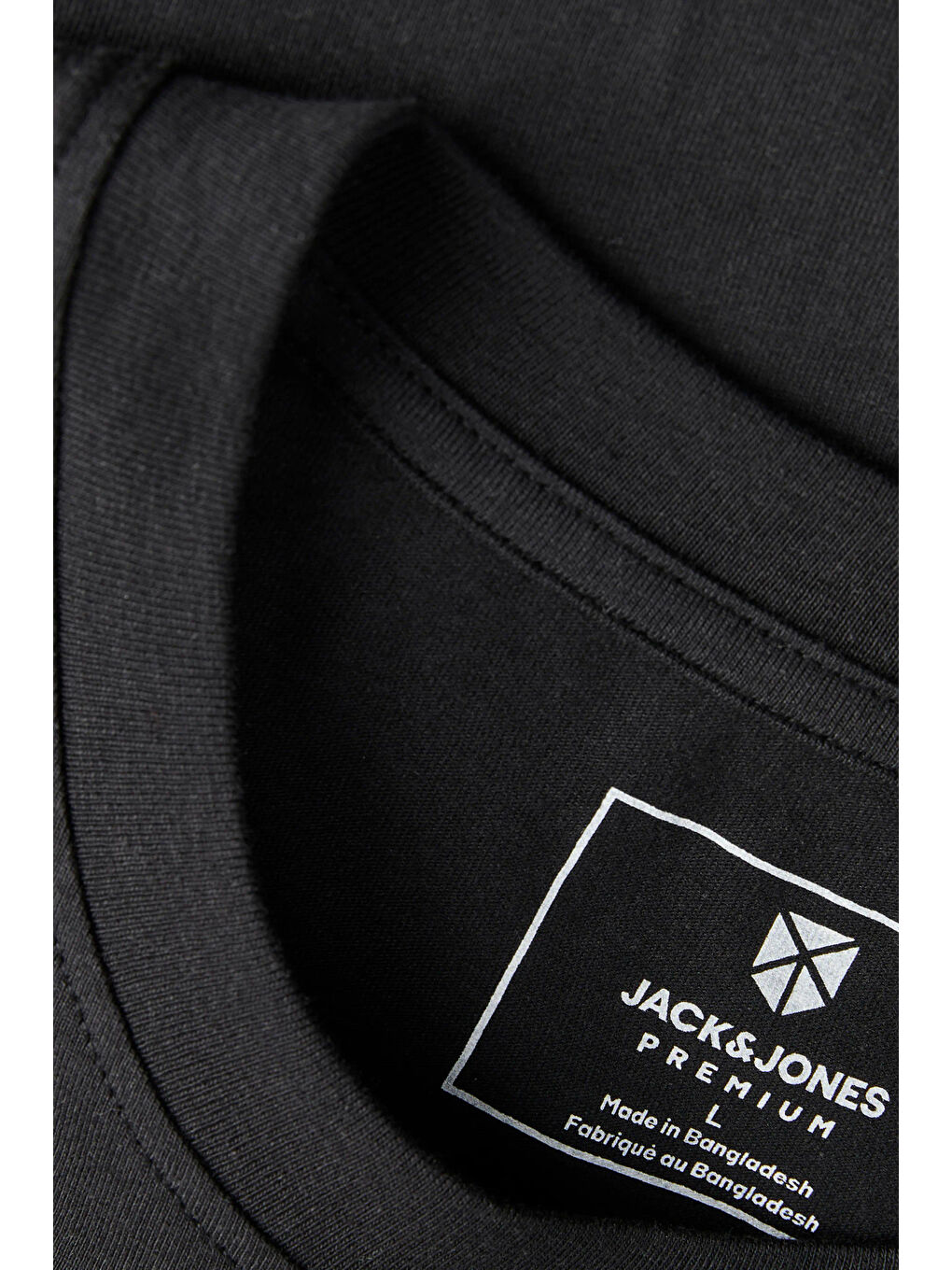 Siyah Premium Jprblaneo % 100 Pamuk Normal Kalıp Baskılı Bisiklet Yaka T Shirt 12298018-3