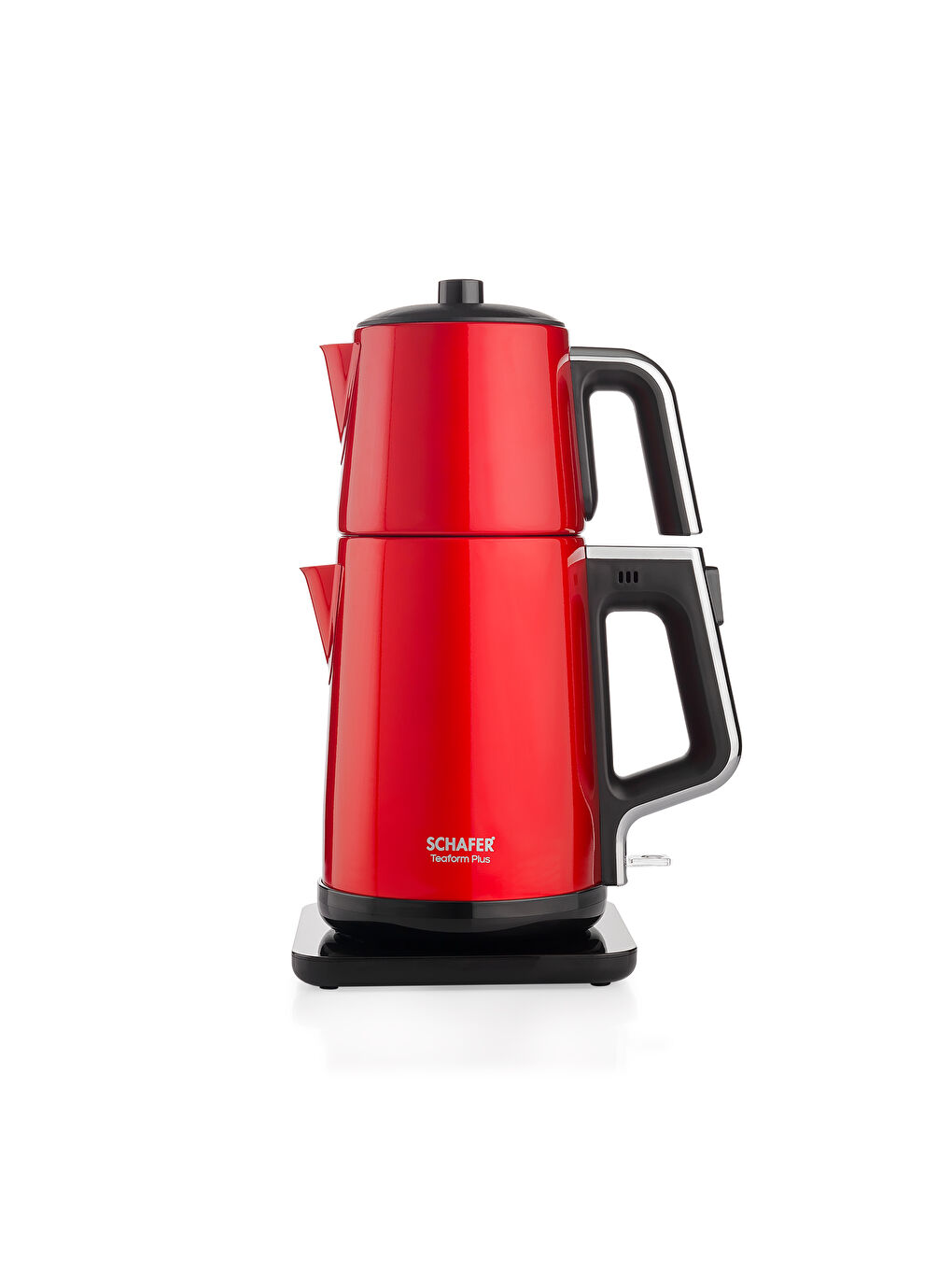 Teaform Plus Paslanmaz Çay Makinesi-Lal Kırmızı-1