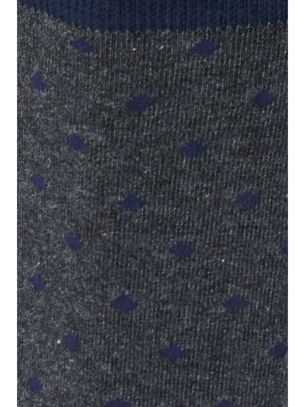 Erkek Gri-Lacivert Desenli Gri Lacivert Pamuklu Casual Soket Çorap-1