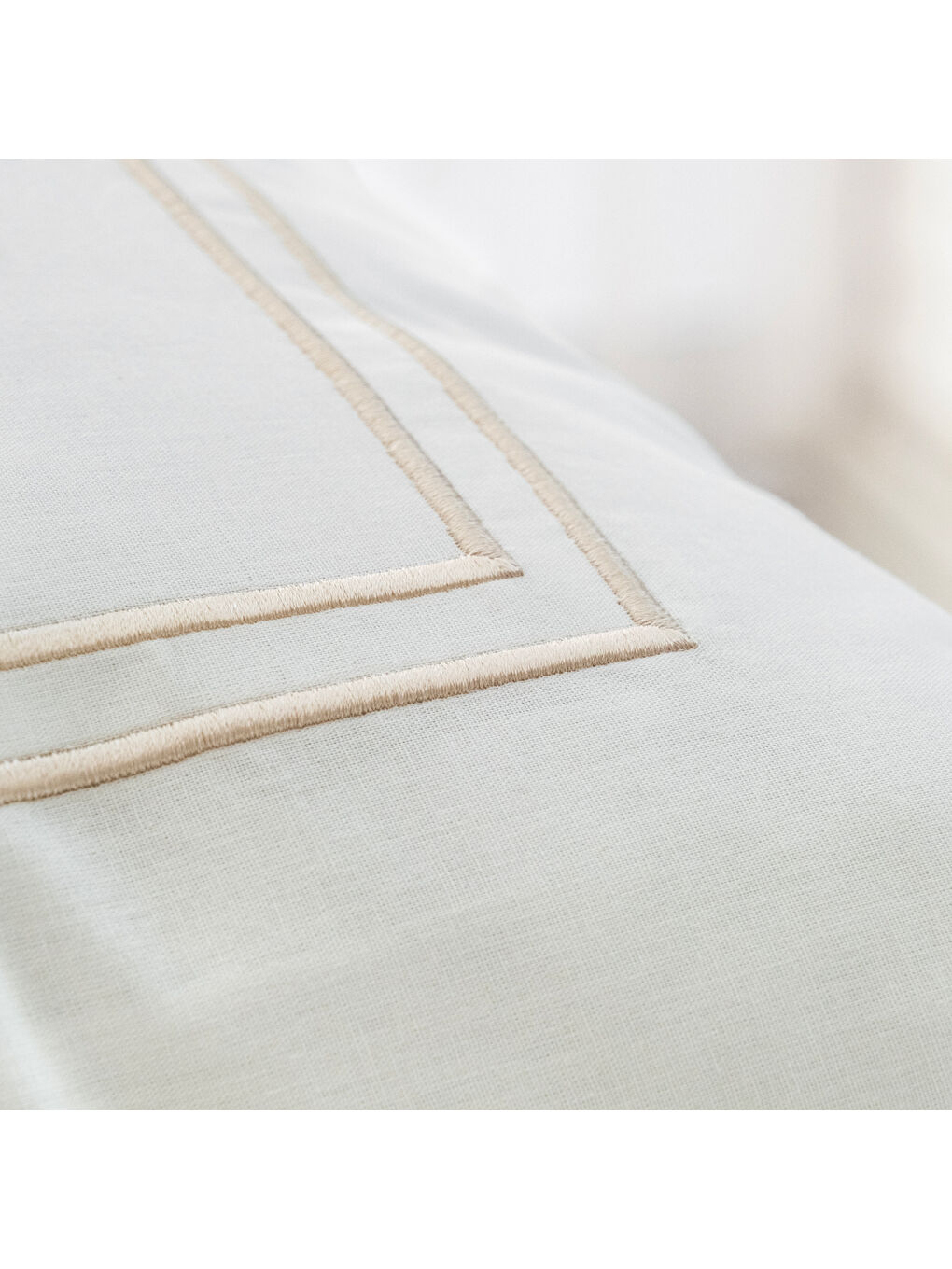 Home Pavia Şönil Yatak Örtüsü Nevresim Seti 7 Parça-Bej-6