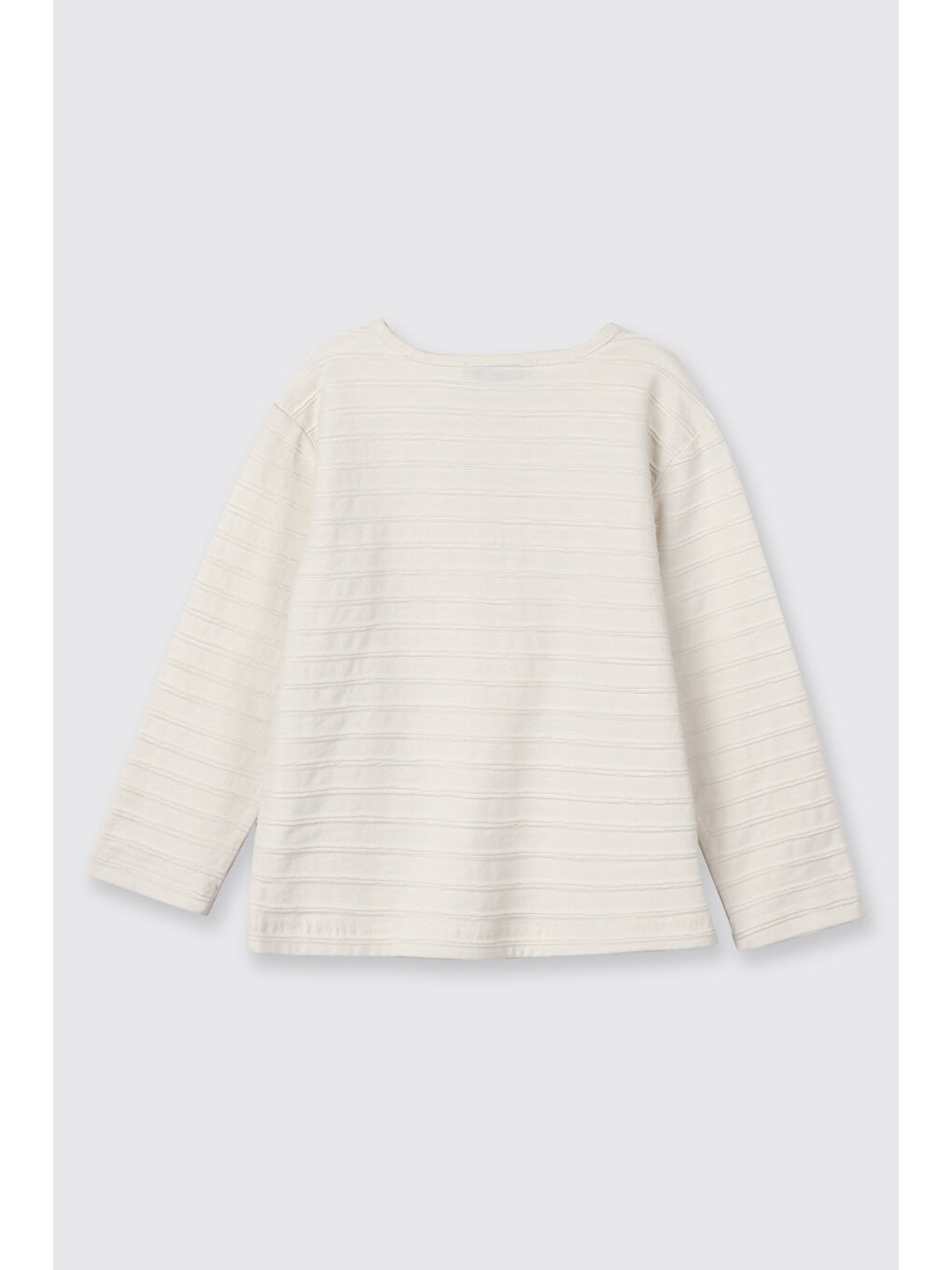 Erkek Çocuk Yakası Düğmeli T-Shirt Ekru-1