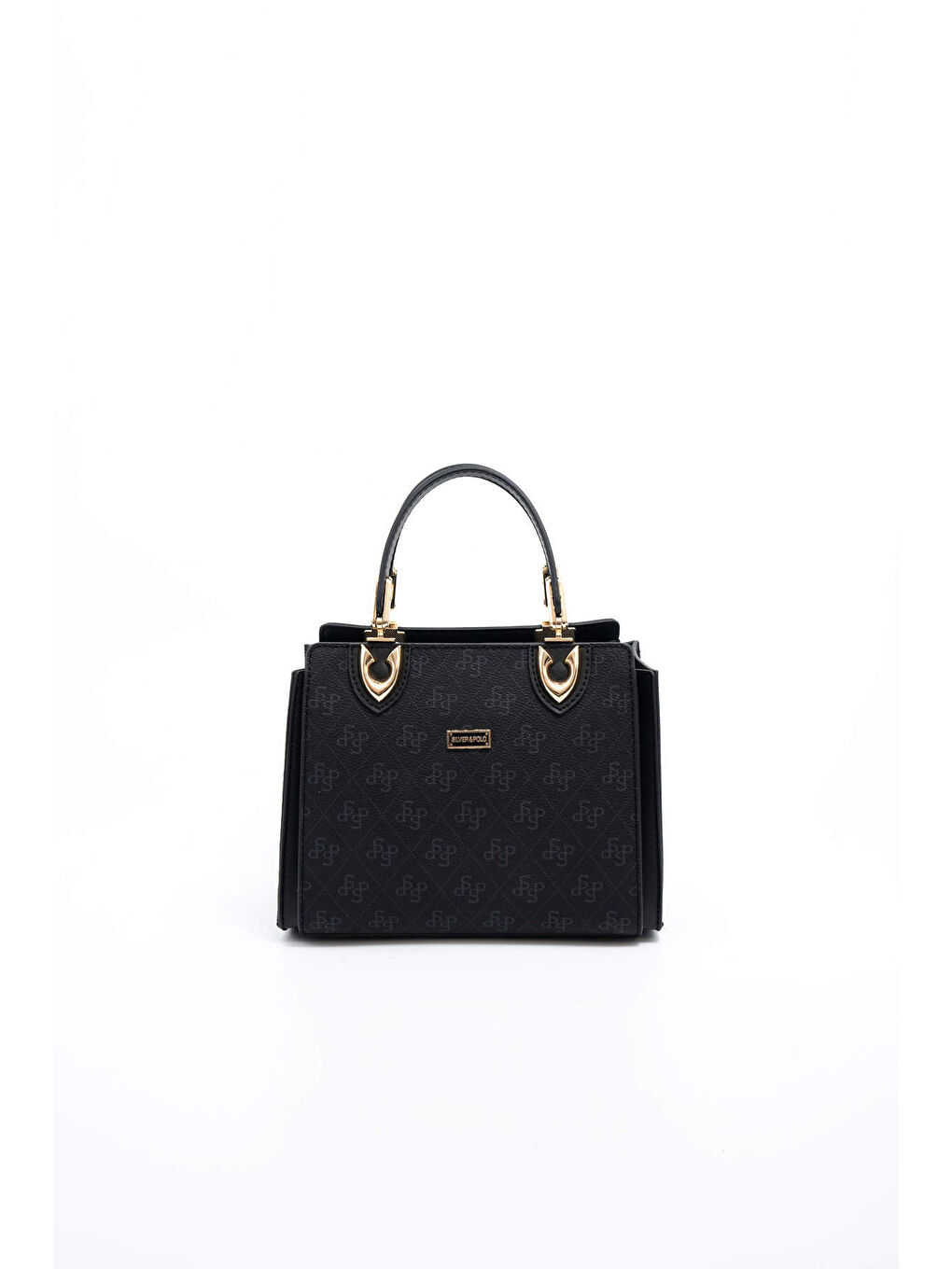 Siyah Kadın Kol Çantası 1133-45786 SILVER POLO BAYAN ÇANTASI M178 SİYAH-MAT SİYAH