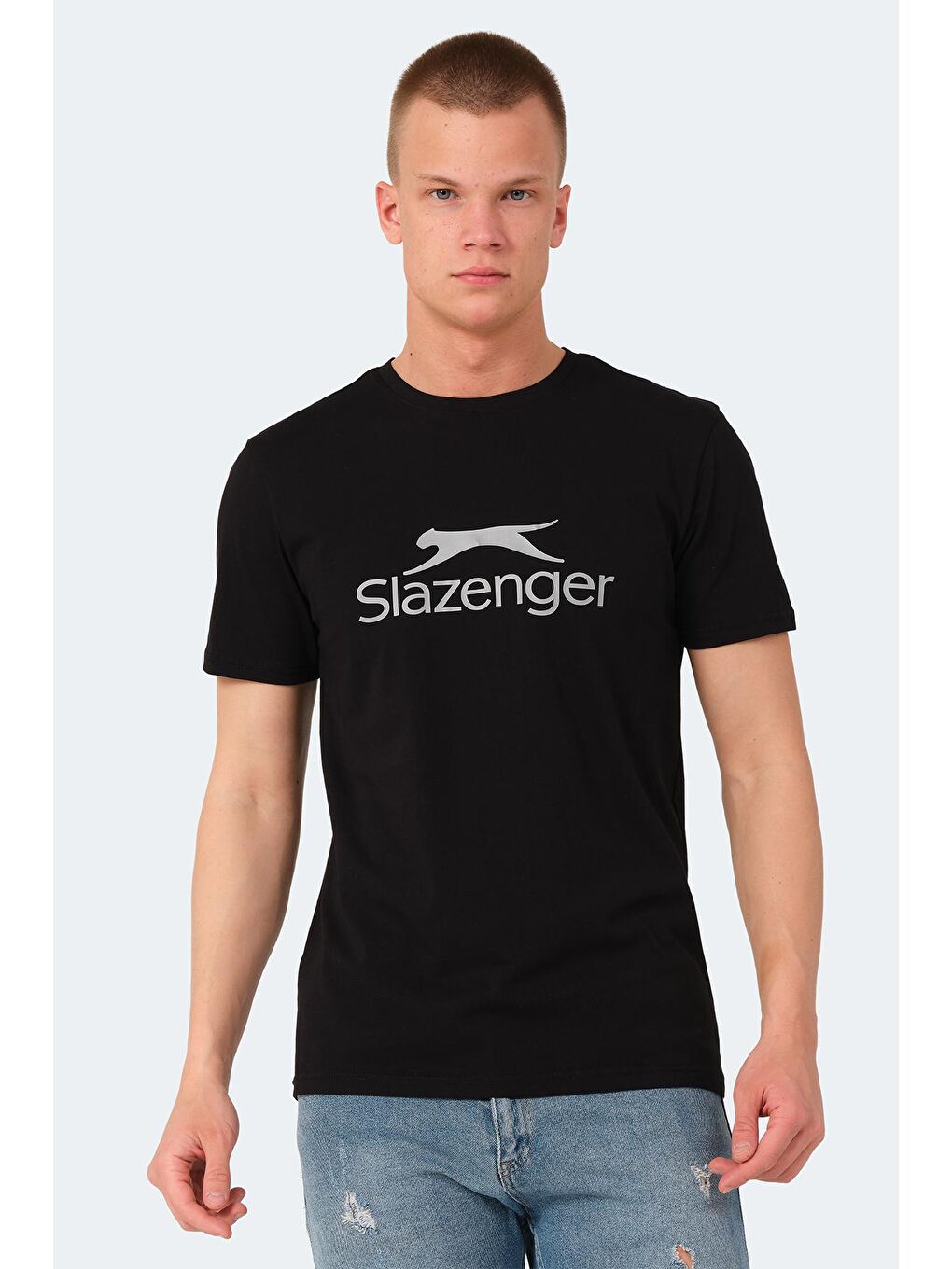 SLAZENGER Siyah VEERA Erkek Tişört Siyah