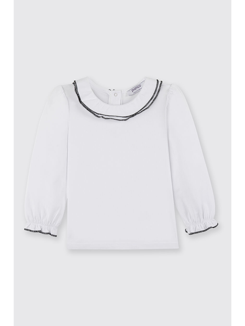 Kız Çocuk Uzun Kollu T-Shirt Beyaz