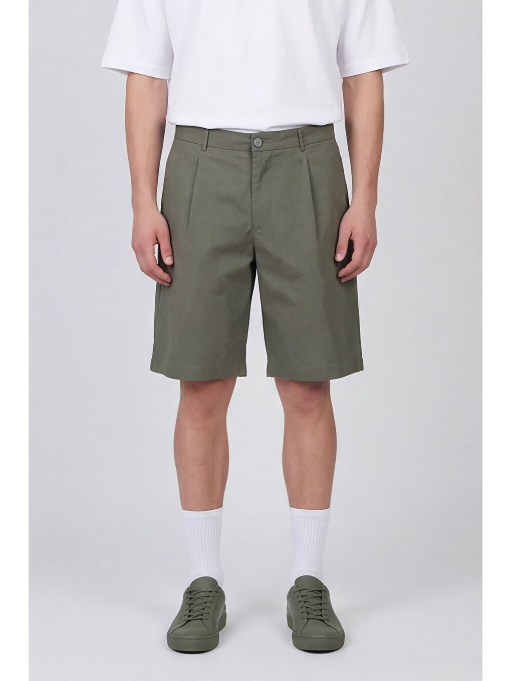 Haki Alonzo - Erkek Şort Kapri