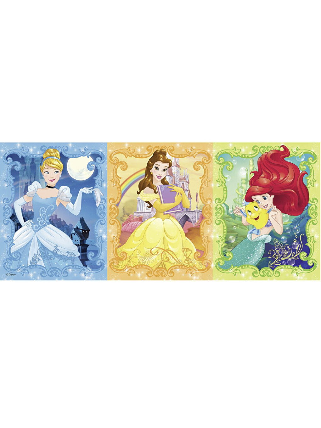 200 Parça Puzzle Prensesler 128259-1