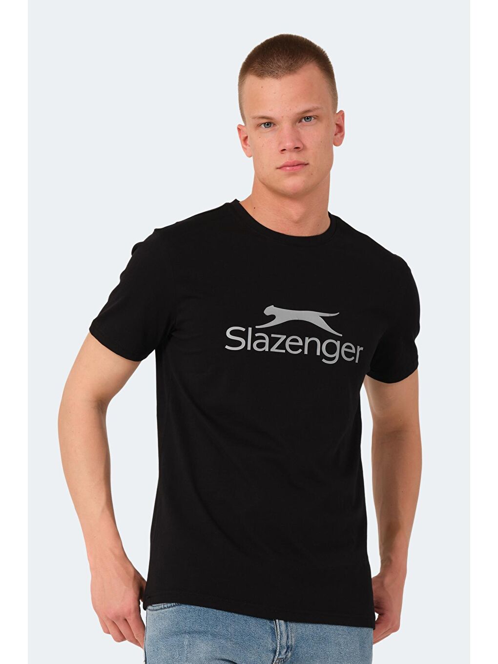 SLAZENGER Siyah VEERA Erkek Tişört Siyah - 3