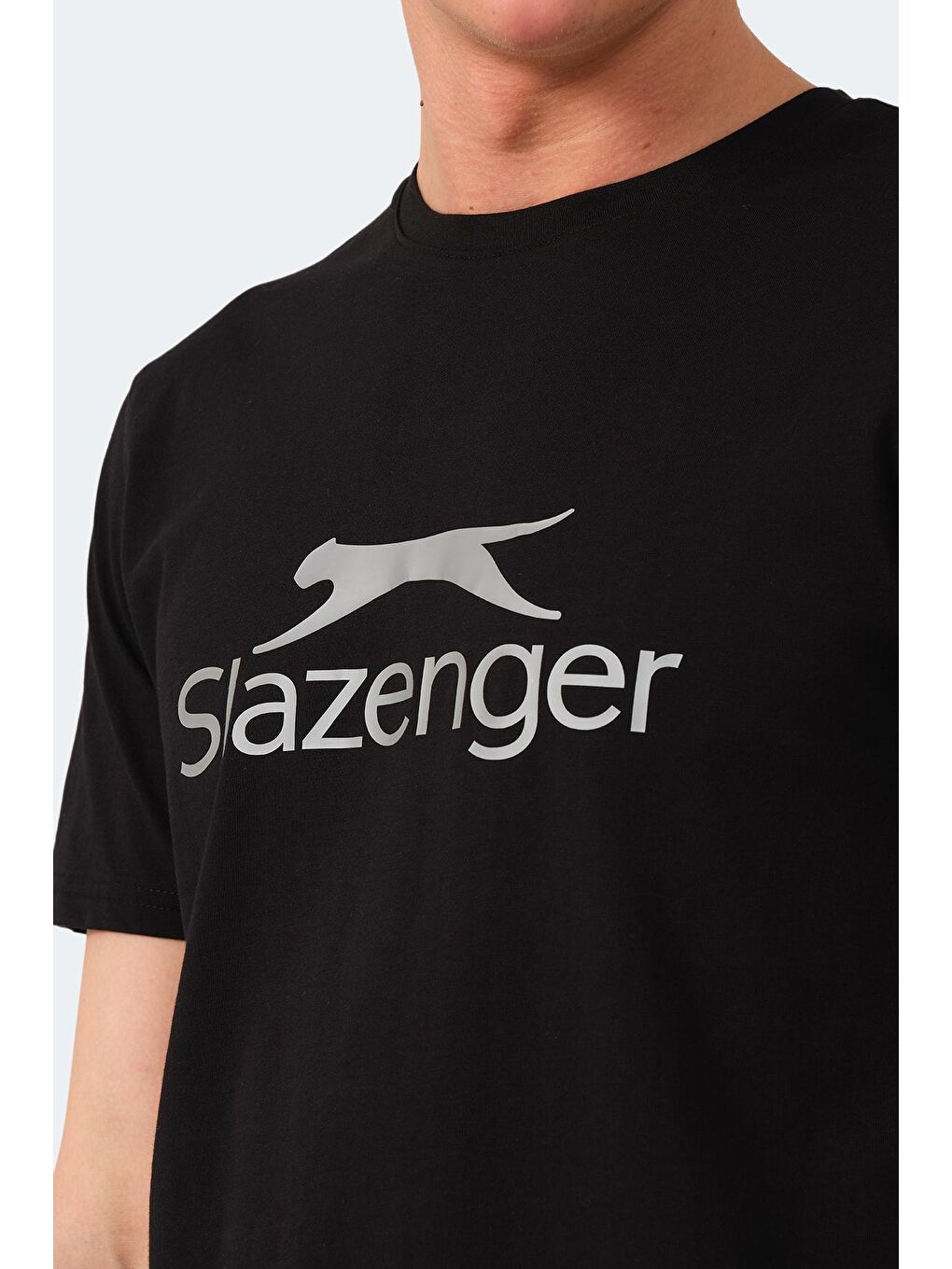 SLAZENGER Siyah VEERA Erkek Tişört Siyah - 4