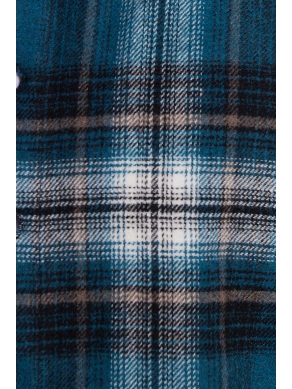 Yeşil Erkek Relax Fit Rahat Kesim Kışlık Kareli Oduncu Gömlek-4