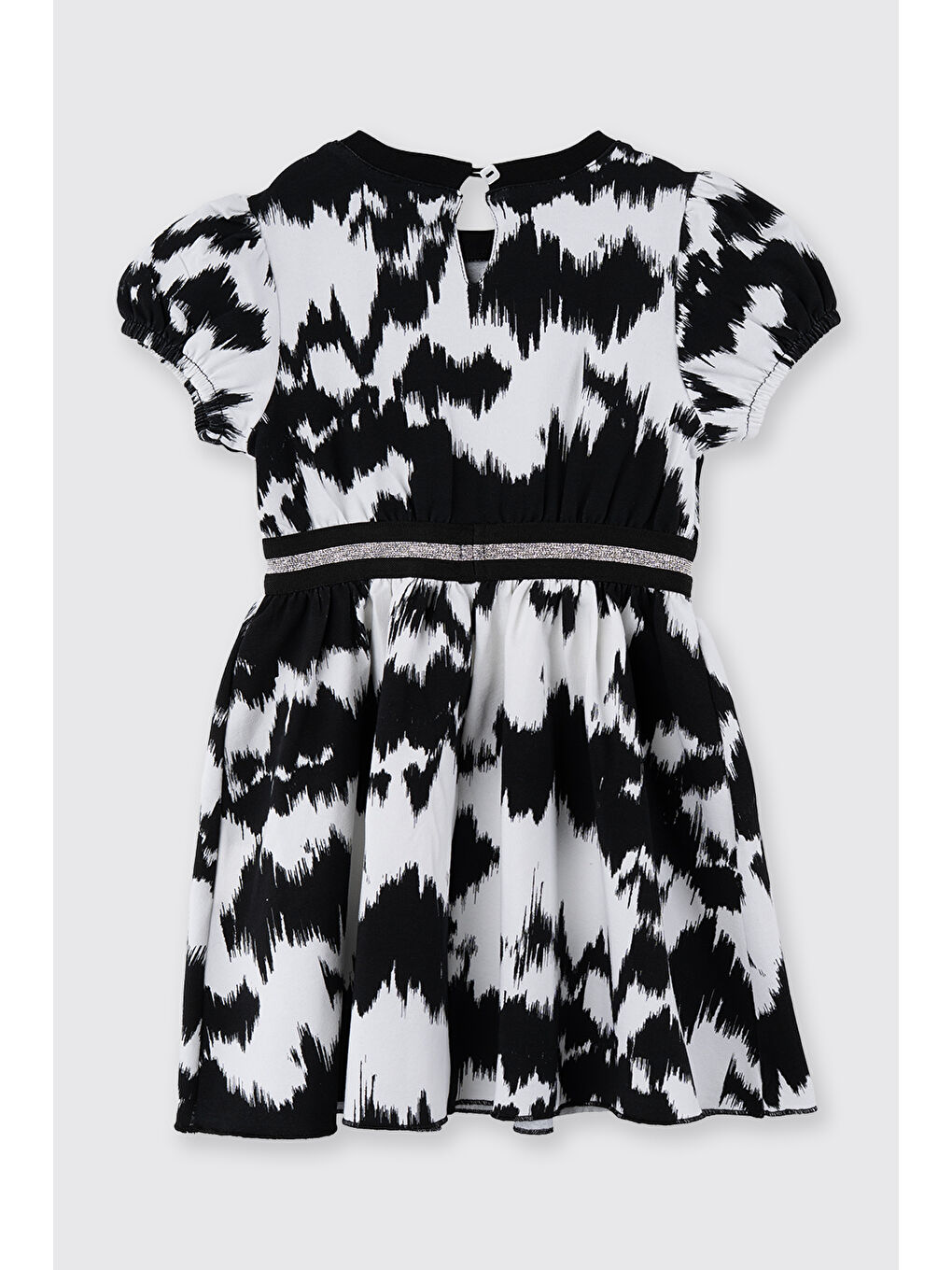 Kız Çocuk Örme Elbise Siyah-2