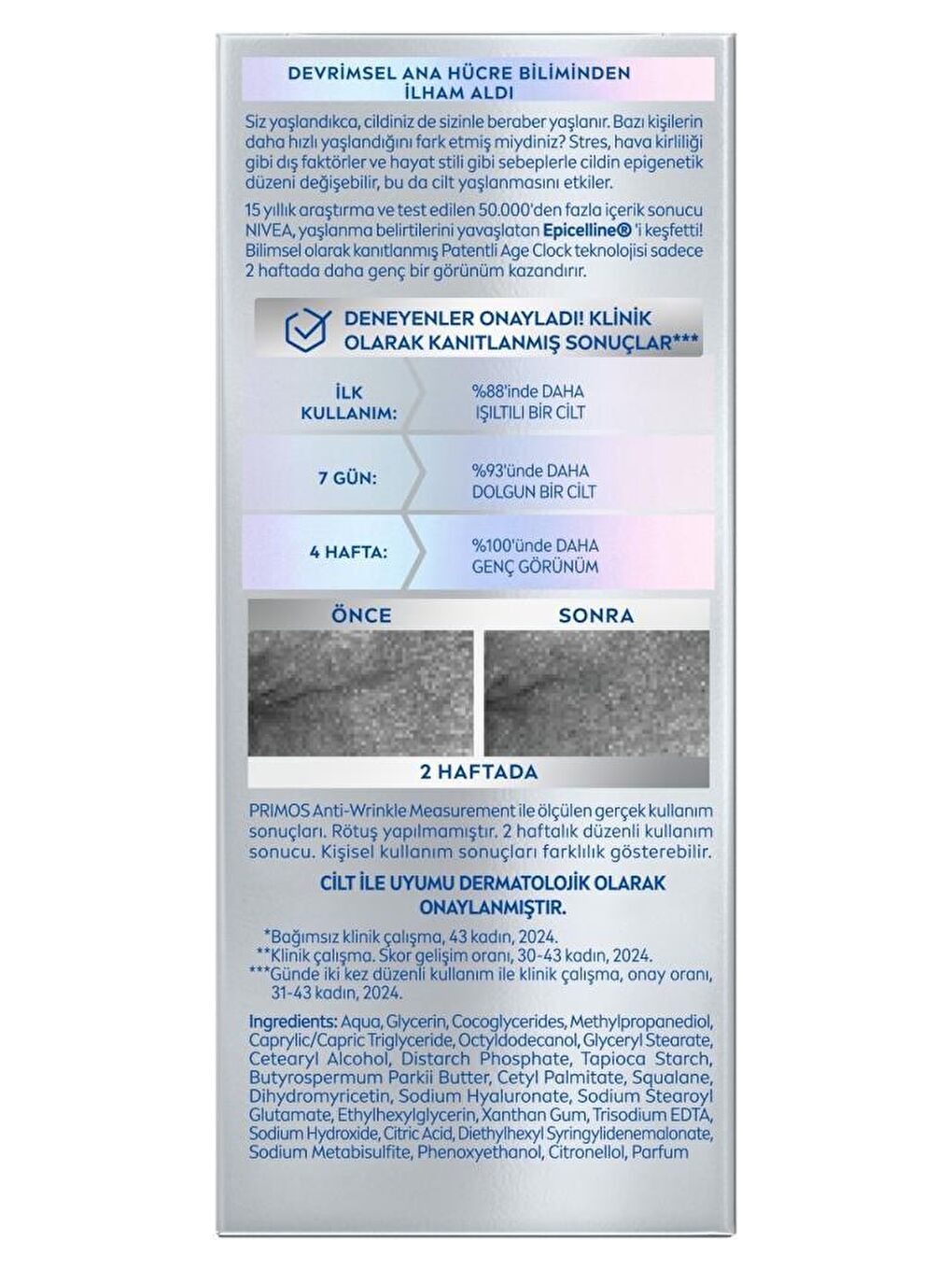 Cellular Epigenetics Rejuvenating Yaşlanma Karşıtı Cilt Serumu 15ml, Dolgunlaştırıcı, Hyaluronik Asi-5