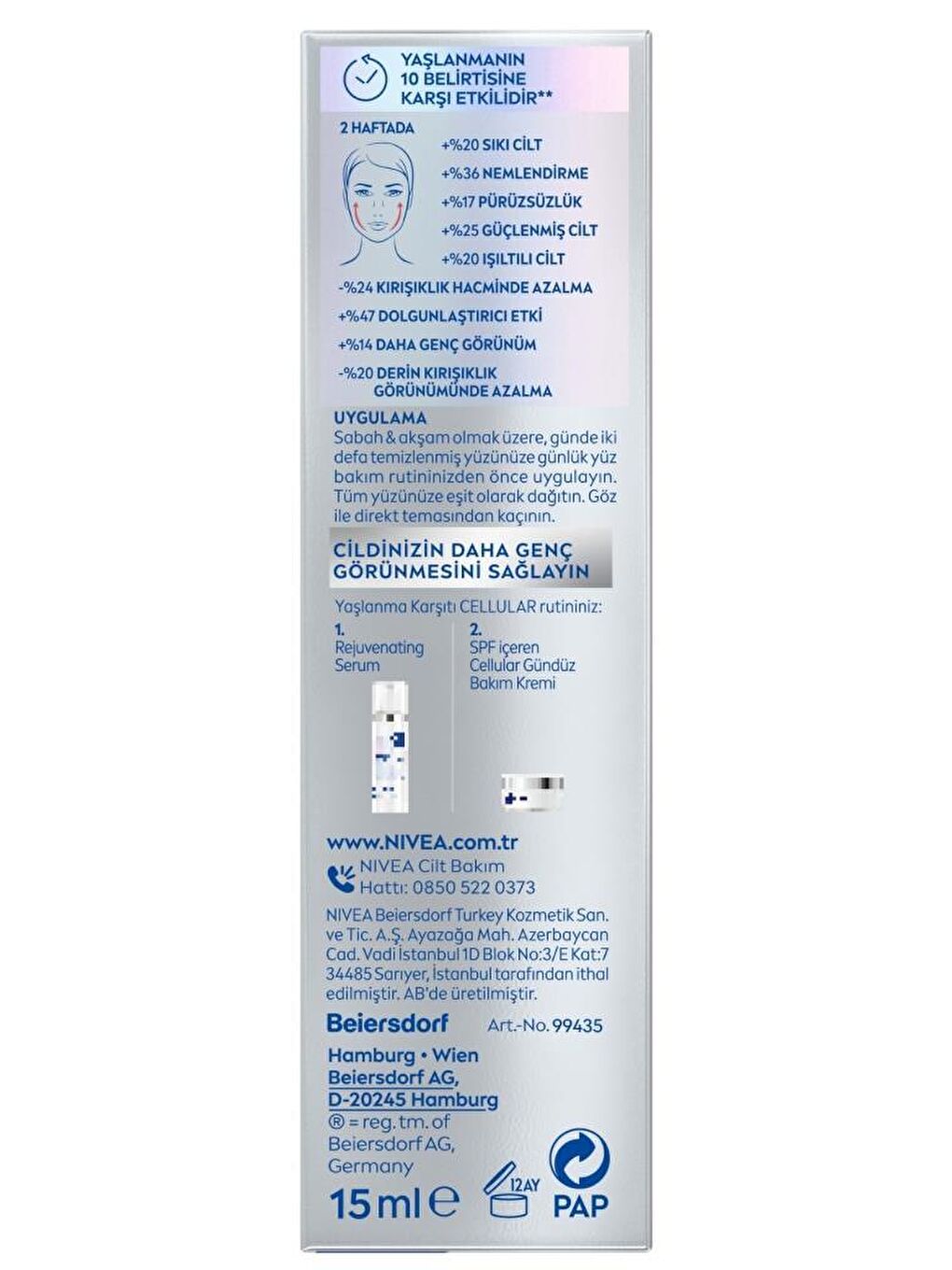 Cellular Epigenetics Rejuvenating Yaşlanma Karşıtı Cilt Serumu 15ml, Dolgunlaştırıcı, Hyaluronik Asi-6