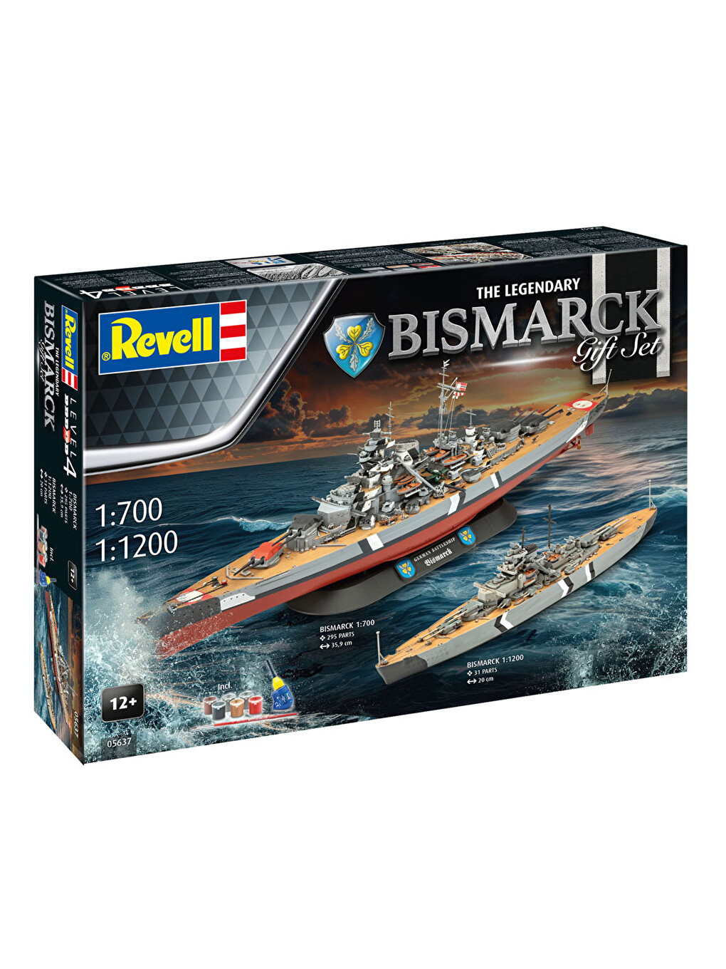 Gift Set Legendary Bismarck 1:700 1:1200 5637