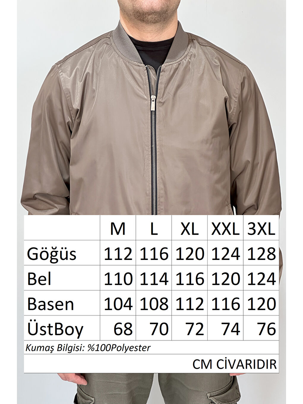 Kahverengi Erkek Kolej Yaka Mevsimlik Ceket Tek Üst REU-9127 Camel-3