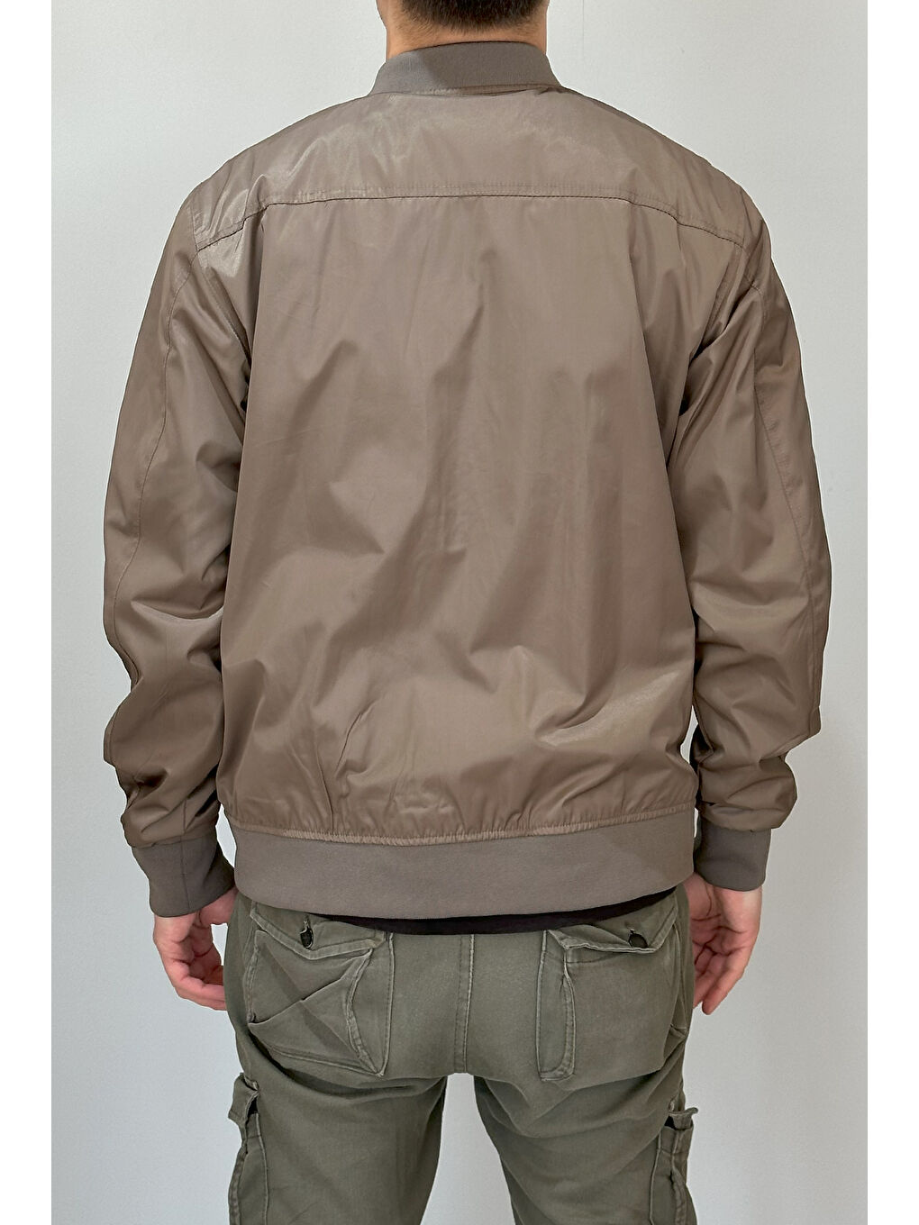 Kahverengi Erkek Kolej Yaka Mevsimlik Ceket Tek Üst REU-9127 Camel-4