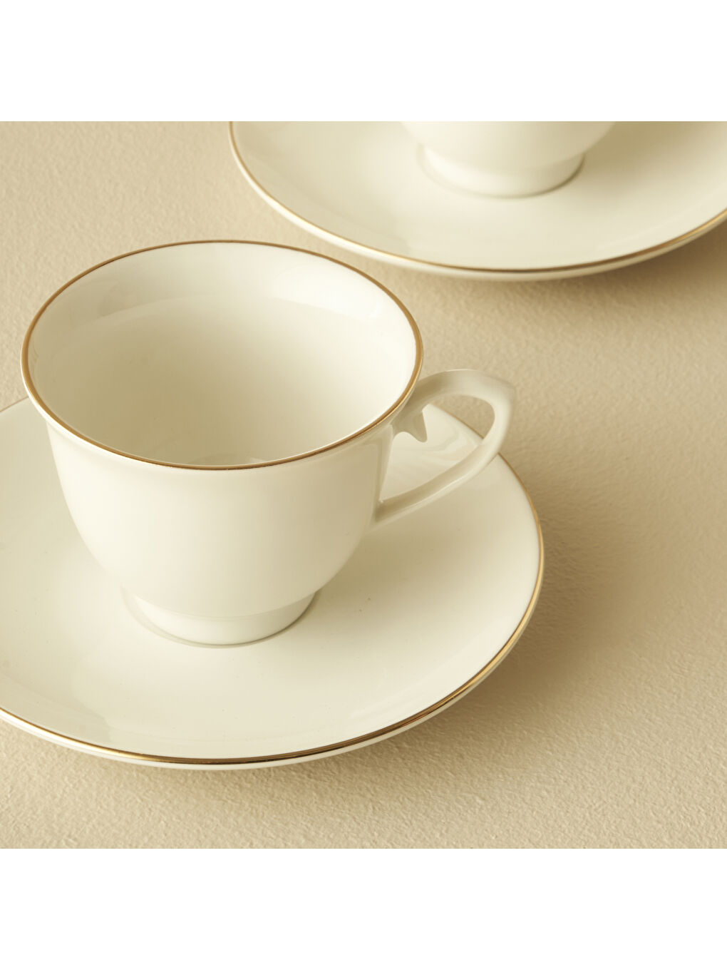 Sarı Felis 2'li Kahve Fincanı Gold (90 cc)-1