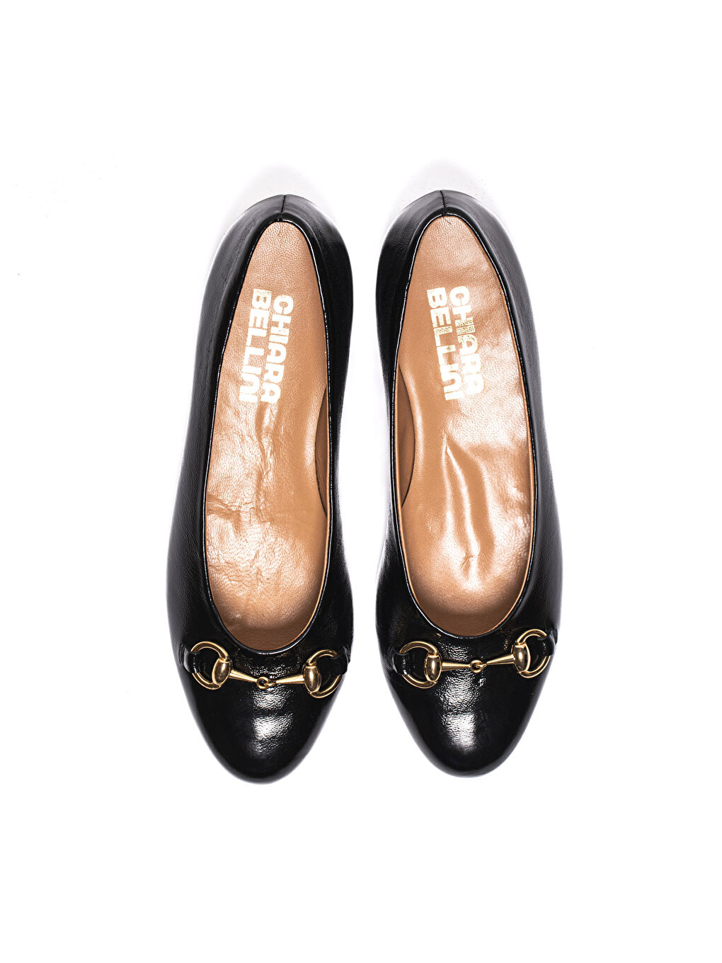 Siyah Kadın Babet 69 32 V1 Patent Leather Weinkled-6