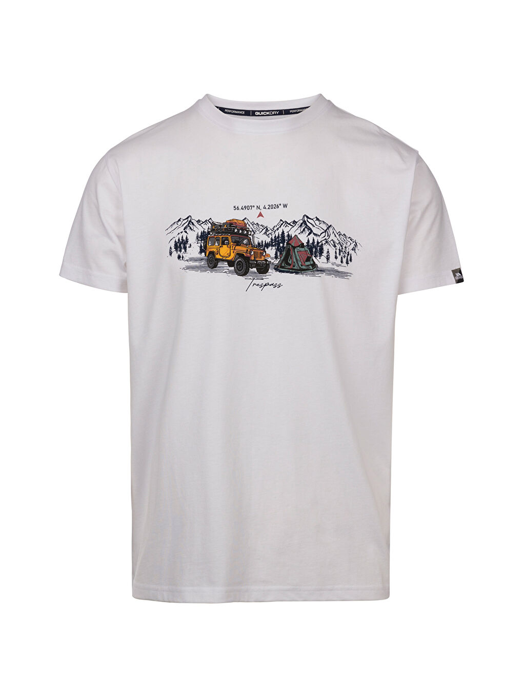 Horton - Casual Printed Tshirt Erkek Beyaz Tişört