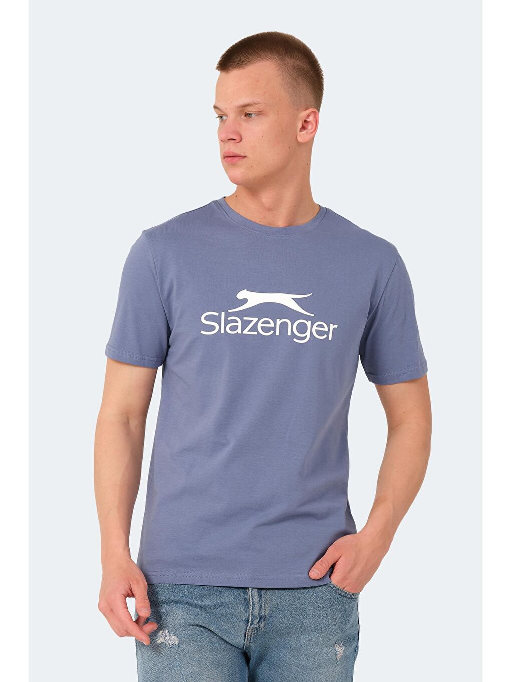 SLAZENGER Mavi VEERA Erkek Tişört Mavi - 2