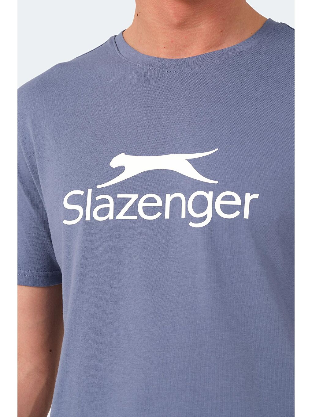 SLAZENGER Mavi VEERA Erkek Tişört Mavi - 4