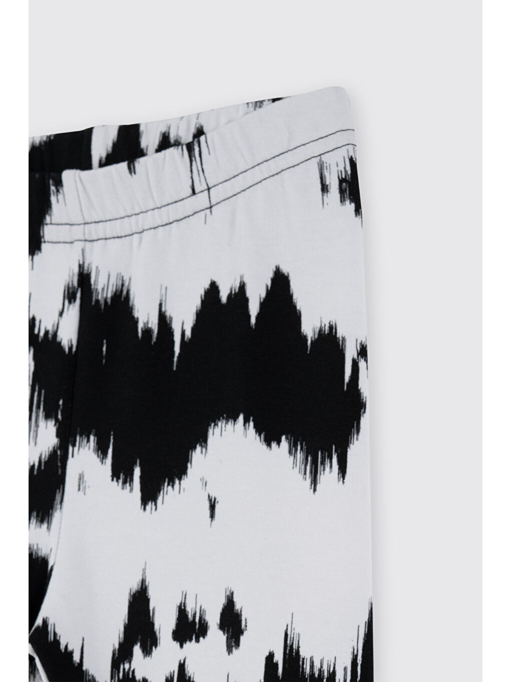 Kız Çocuk Desenli Tayt Siyah-2